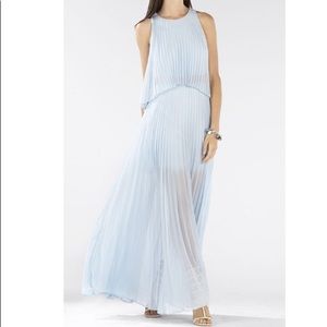 BCBG MAX AZRIA Shaina Pleated Gown